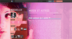 Desktop Screenshot of morgane-x-54.skyrock.com