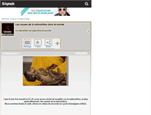 Tablet Screenshot of causes-malnutrition.skyrock.com