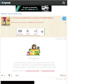 Tablet Screenshot of emmacharlottewatsonweb.skyrock.com