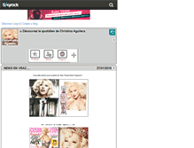 Tablet Screenshot of christinamaria-aguilera.skyrock.com