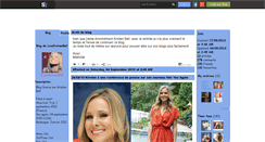 Desktop Screenshot of lovekristenbell.skyrock.com