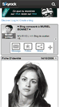 Mobile Screenshot of muriel-bonnet.skyrock.com