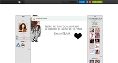 Desktop Screenshot of kristenteam.skyrock.com