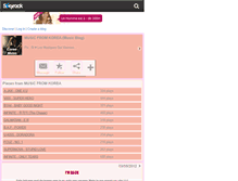 Tablet Screenshot of coree-music.skyrock.com