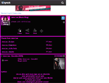 Tablet Screenshot of jena-lee-music-official.skyrock.com