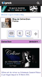 Mobile Screenshot of celine-dion-france.skyrock.com