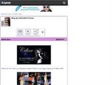 Tablet Screenshot of celine-dion-france.skyrock.com