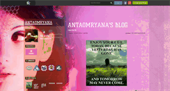 Desktop Screenshot of antaomryana.skyrock.com