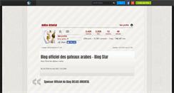 Desktop Screenshot of delice-oriental.skyrock.com