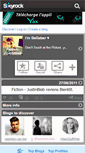 Mobile Screenshot of fiction-justinbieb.skyrock.com