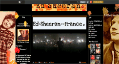 Desktop Screenshot of ed-sheeran--france.skyrock.com