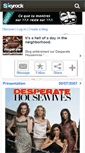 Mobile Screenshot of desperate-wisterialane.skyrock.com