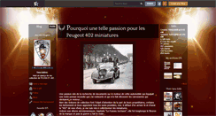 Desktop Screenshot of mespeugeotminiatures.skyrock.com