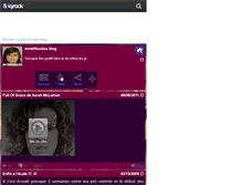 Tablet Screenshot of annefdoudou.skyrock.com
