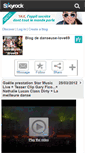 Mobile Screenshot of danseuse-love69.skyrock.com