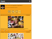 Tablet Screenshot of dragonball-life.skyrock.com