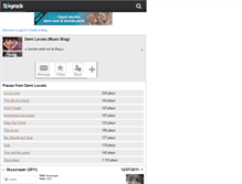 Tablet Screenshot of demilovatol-song.skyrock.com