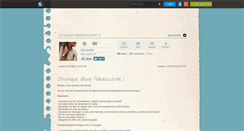 Desktop Screenshot of chronique-dadolescente-e.skyrock.com