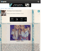 Tablet Screenshot of chronique-dadolescente-e.skyrock.com