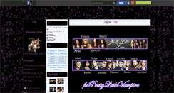 Desktop Screenshot of ficprettylittlevampire.skyrock.com