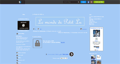 Desktop Screenshot of le-monde-de-petit-lu.skyrock.com