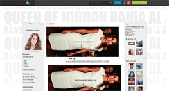 Desktop Screenshot of hm-queen-rania.skyrock.com