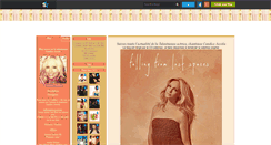 Desktop Screenshot of candice----accola.skyrock.com