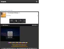 Tablet Screenshot of clipsdedisney.skyrock.com