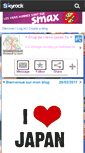 Mobile Screenshot of i-love-japan.skyrock.com