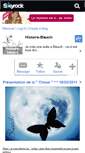Mobile Screenshot of histoire-bleach.skyrock.com
