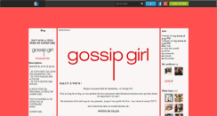 Desktop Screenshot of gossip-girl-fan.skyrock.com