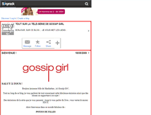 Tablet Screenshot of gossip-girl-fan.skyrock.com