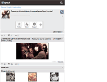 Tablet Screenshot of dmi-lovato.skyrock.com