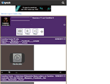 Tablet Screenshot of caroline-costa-ziks.skyrock.com