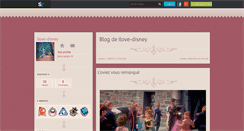 Desktop Screenshot of ilove-disney.skyrock.com