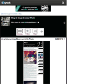 Tablet Screenshot of coup-de-coeur-photo.skyrock.com