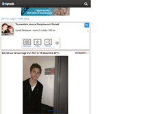 Tablet Screenshot of garrettbackstrom.skyrock.com