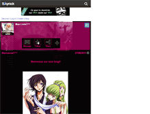 Tablet Screenshot of fandemanga-sasa.skyrock.com