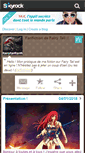 Mobile Screenshot of fairytailfanfiction.skyrock.com