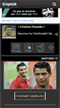 Mobile Screenshot of chrisronaldo7.skyrock.com