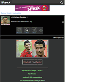 Tablet Screenshot of chrisronaldo7.skyrock.com