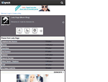 Tablet Screenshot of gagasongs1.skyrock.com