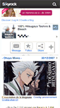 Mobile Screenshot of bleach-toshiro.skyrock.com