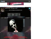 Tablet Screenshot of gothika-metal.skyrock.com