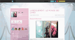 Desktop Screenshot of livresquement.skyrock.com