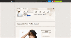 Desktop Screenshot of ofiction-justin-biebero.skyrock.com