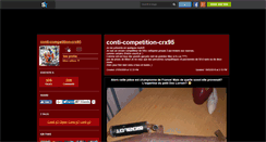 Desktop Screenshot of conti-competition-crx95.skyrock.com