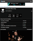 Tablet Screenshot of evil-activities-officiel.skyrock.com