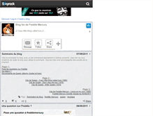Tablet Screenshot of freddiemercury.skyrock.com