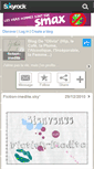 Mobile Screenshot of fiction-inedite.skyrock.com